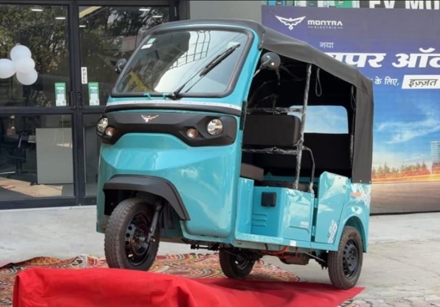 Montra SupeRick EV 3 Wheeler auto rickshaw features | TrucksBuses.com