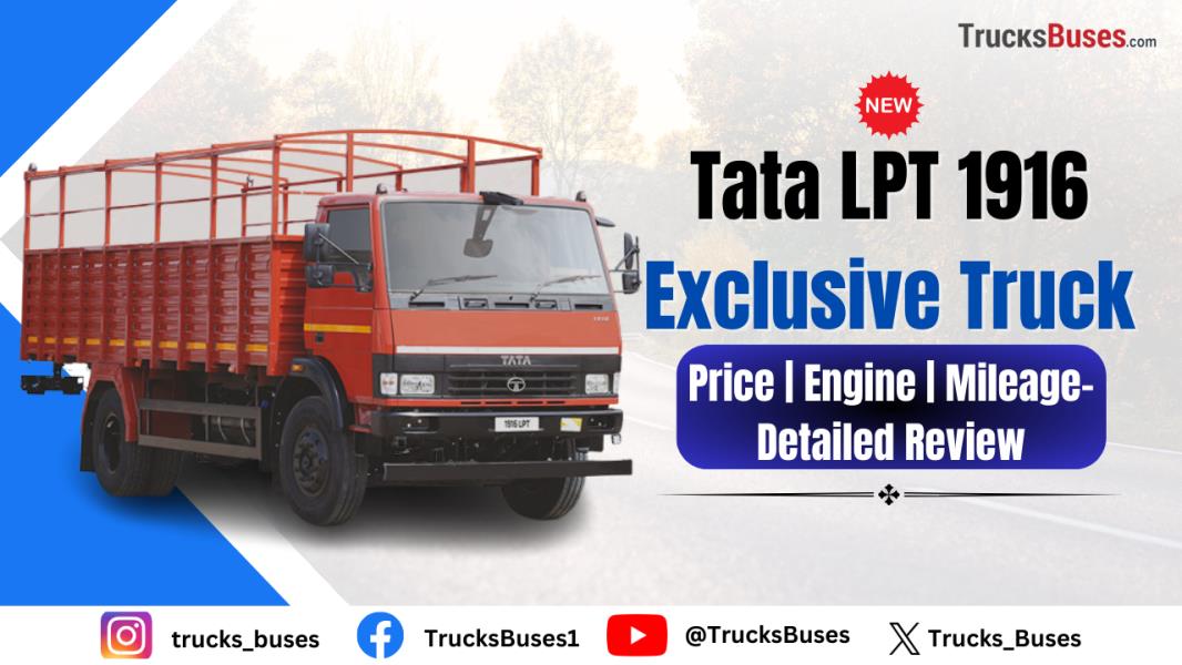 New Tata LPT 1916 Exclusive Truck Price | Engine | Mileage- Detailed ...